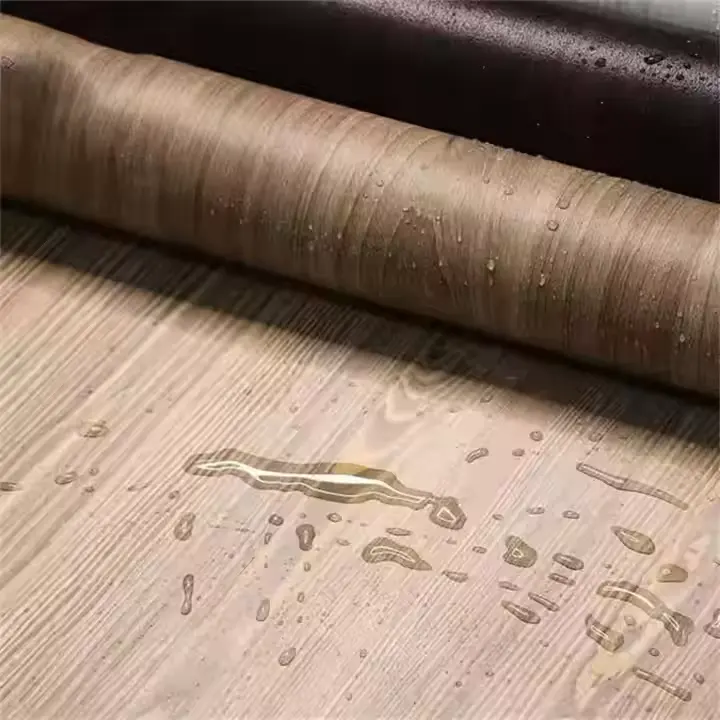 Filimka Hadxiisa ee PVC Wood ee loogu talagalay alaabta guryaha ayaa daboolaya golaha jidhka